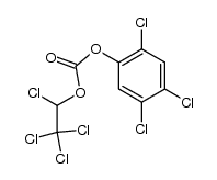 1,2,2,2-tetrachloroethyl 2,4,5-trichlorophenyl carbonate结构式