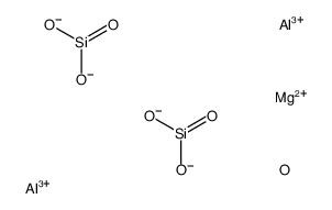 dialuminum,magnesium,dioxido(oxo)silane,oxygen(2-) Structure