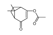 (8,8-dimethyl-4-oxo-2-bicyclo[3.2.1]oct-2-enyl) acetate结构式