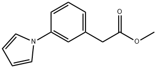 methyl 3-pyrrol-1-ylphenyl acetate结构式