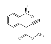 氰基(2-硝基苯基)乙酸甲酯结构式
