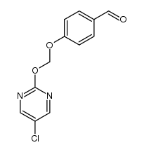 4-(((5-chloropyrimidin-2-yl)oxy)methoxy)benzaldehyde结构式