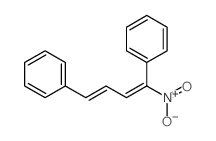 (1-nitro-4-phenyl-buta-1,3-dienyl)benzene结构式