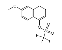6-methoxy-3,4-dihydronaphthalen-1-yl trifluoromethanesulfonate Structure