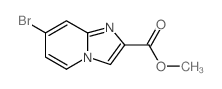 7-溴咪唑并[1,2-a]吡啶-2-羧酸甲酯结构式