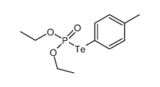 O,O-diethyl Te-4-tolyl phosphorotelluroate结构式