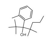 2,2,4,4-tetramethyl-3-(o-tolyl)heptan-3-ol Structure