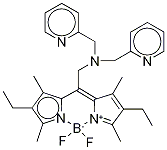 Di-(2-picolyl)aminomethyl BODIPY structure