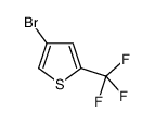 4-溴-2-(三氟甲基)噻吩结构式