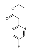 5-氟-2-嘧啶乙酸乙酯结构式