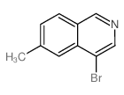 4-Bromo-6-methylisoquinoline Structure