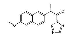 (R,S)-N-2-naproxenyl-1,2,4-triazole结构式
