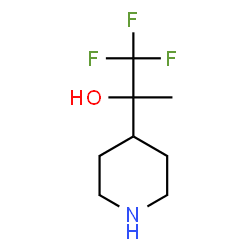 1,1,1-trifluoro-2-(piperidin-4-yl)propan-2-ol Structure