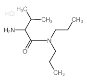 2-Amino-3-methyl-N,N-dipropylbutanamide hydrochloride Structure