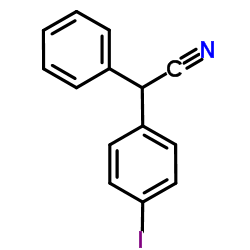 (4-Iodophenyl)(phenyl)acetonitrile Structure