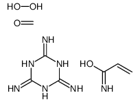 formaldehyde,hydrogen peroxide,prop-2-enamide,1,3,5-triazine-2,4,6-triamine Structure