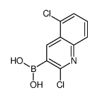 2,5-dichloroquinolin-3-ylboronic acid Structure