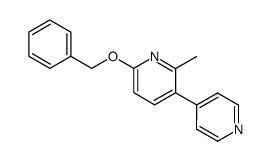 6-benzyloxy-2-methyl-3,4'-bipyridine Structure