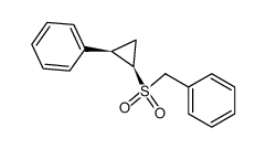 cis-1-Benzylsulfonyl-2-phenylcyclopropane结构式