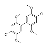 1-chloro-4-(4-chloro-2,5-dimethoxyphenyl)-2,5-dimethoxybenzene Structure