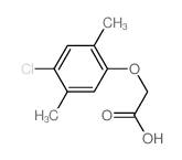 Aceticacid, 2-(4-chloro-2,5-dimethylphenoxy)-结构式