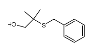2-benzylthio-2-methylpropan-1-ol Structure