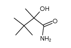 2-hydroxy-2,3,3-trimethyl-butyric acid amide结构式