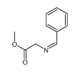 (E)-Methyl 2-(benzylideneamino)acetate Structure
