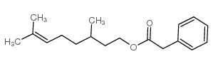 3,7-二甲基-6-亚辛基苯乙酸酯结构式