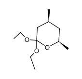 2H-Pyran,2,2-diethoxytetrahydro-4,6-dimethyl-,cis-(9CI) structure