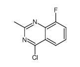 4-chloro-8-fluoro-2-methyl-quinazoline Structure