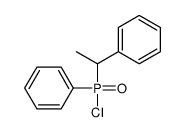 1-[chloro(phenyl)phosphoryl]ethylbenzene Structure
