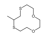 8-methyl-1,4-dioxa-7,10-dithiacyclododecane Structure