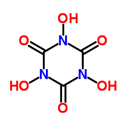 1,3,5-Trihydroxy-1,3,5-triazinane-2,4,6-trione Structure