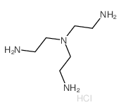 1,2-Ethanediamine,N1,N1-bis(2-aminoethyl)-, hydrochloride (1:3)结构式