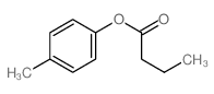Butanoic acid,4-methylphenyl ester结构式
