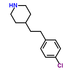 4-[2-(4-氯苯基)-乙基]-哌啶结构式