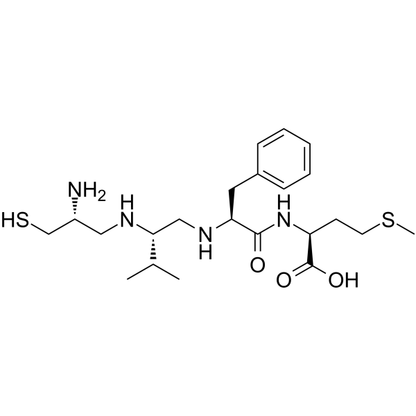 N-[(2S)-((2R)-2-氨基-3-巯基丙基氨基)-3-甲基丁基]-L-苯丙氨酰-L-蛋氨酸图片