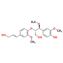 threo-7-O-Methylguaiacylglycerol β-coniferyl ether structure