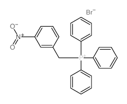 Phosphonium,[(3-nitrophenyl)methyl]triphenyl-, bromide (1:1)结构式