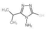 4-Amino-5-isopropyl-4H-1,2,4-triazole-3-thiol Structure