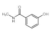 3-羟基-n-甲基苯甲酰胺结构式