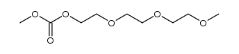 2-[2-(2-methoxyethoxy)ethoxy]ethyl methyl carbonate结构式