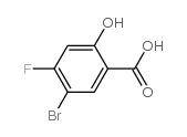 5-溴-4-氟水杨酸结构式