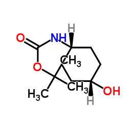 顺式-N-Boc-4-氨基环己醇结构式