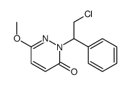 2-(2-chloro-1-phenylethyl)-6-methoxypyridazin-3-one Structure