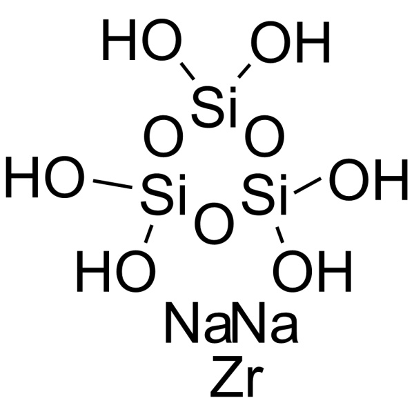 Sodium zirconium cyclosilicate Structure