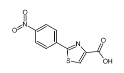 2-(4-硝基苯基)噻唑-4-羧酸结构式