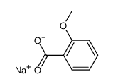 sodium orthomethoxy benzoate结构式