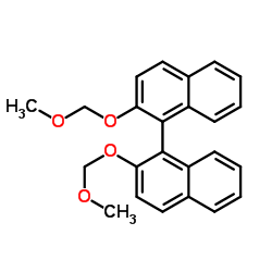 (R)-2,2'-双(甲氧基甲氧基)-1,1'-联萘结构式